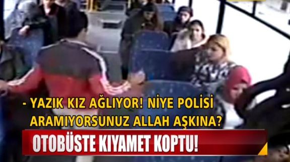 Otobüste kıyamet koptu!