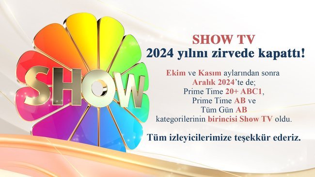 Show TV Aralık ayında da birinciliği rakiplerine bırakmadı!